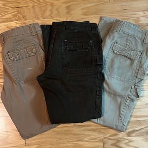 3 Duluth Trading Co Pants size 36 36x34